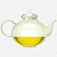 玻璃茶壶和茶水插画矢量图 免费下载 页面网页 平面电商 创意素材