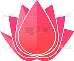 高雅,莲花,植物,计算机图标,卡通,东方人,夏天,黑色,华丽的