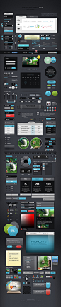 Futurico UI Pro Advanced User Interface Elements by vladimirkudinov