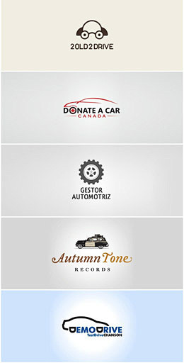 30个以汽车为元素的logo设计