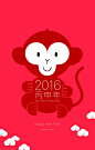 2016猴年启动海报设计-UI设计网uisheji.com -