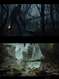 Concept art - Dark fantasy : Various concepts with a focus on atmosphere and world building.