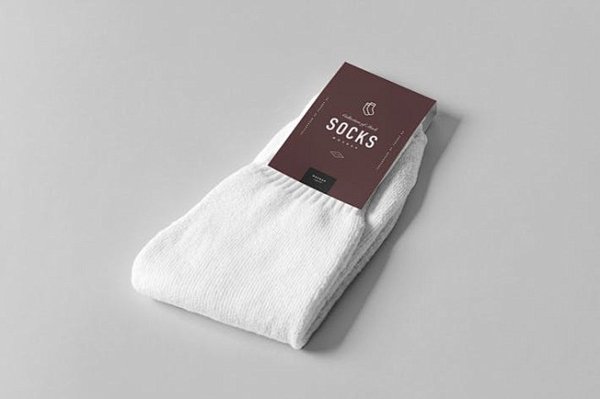 Socks Package Mock-u...