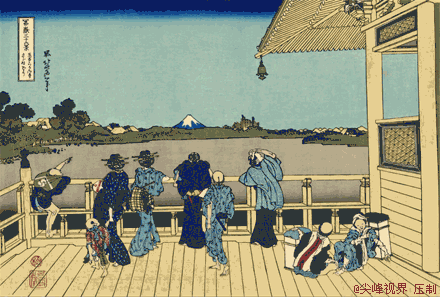 当日本古老的浮世绘艺术遇到现代的GIF动...