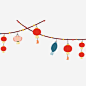 装饰灯笼高清素材 元宵佳节 卡通有趣 手绘装饰 挂饰 节日氛围 装饰图 免抠png 设计图片 免费下载