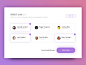 064 DailyUI — Select User