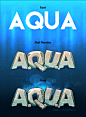A.Q.U.A game logo : my personal work A.Q.U.A