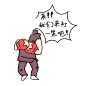卡通可爱手绘大头贴PNG图片 无头身体搞怪表情包古装照片装饰素材 (79)