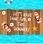 夏日夏天 度假沙滩 平面广告 促销海报设计素材 背景图片 AI PS-淘宝网