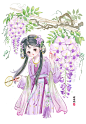 2024小花花拟人 (紫藤)