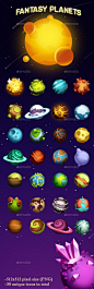 幻想的行星——各种各样的游戏资产Fantasy Planets - Miscellaneous Game Assets2 d、幻想游戏,图标,星球,玩耍,rpg,空间,明星,明星,太阳,宇宙 2d, fantasy, game, icon, planet, play, rpg, space, star, stars, sun, universe