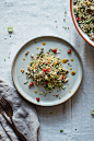 winter buckwheat + shaved brussels sprout bowl | dolly and oatmeal