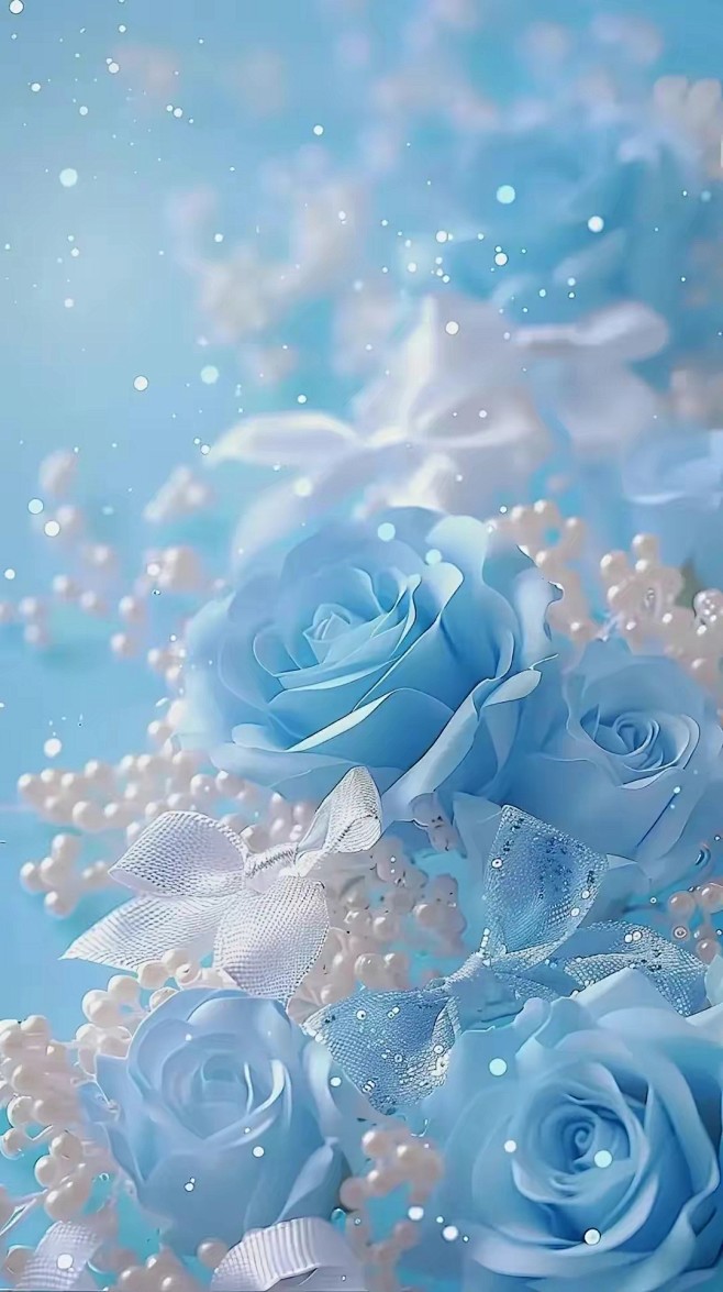 美图欣赏.蓝色的玫瑰花