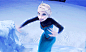 #Frozen#、#冰雪奇緣#。建城堡的動圖自己感受嚶嚶嚶！！！！！！（via<