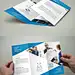 蓝色企业三折页AI素材下载_折页设计图片