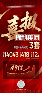 保利成交喜报海报-源文件