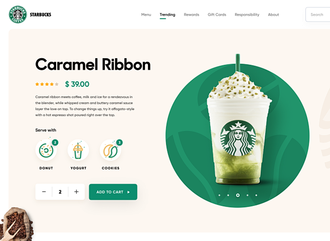 Starbucks Web UI exp...