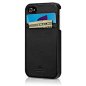 HEX Solo Wallet Case iPhone 4S 4 真皮钱包手机壳 苹果正品