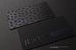 Soft Suede Business Cards