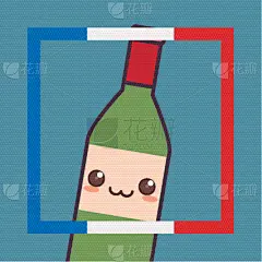 传统,法国,可爱,酒瓶,贺卡,国内著名景点,华丽的,名声,浪漫