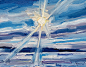 baikal Baikal lake lake Landscape oil Oil Painting original oil painting painting   traditional winter