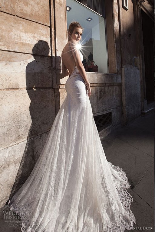 Inbal Dror复古婚纱