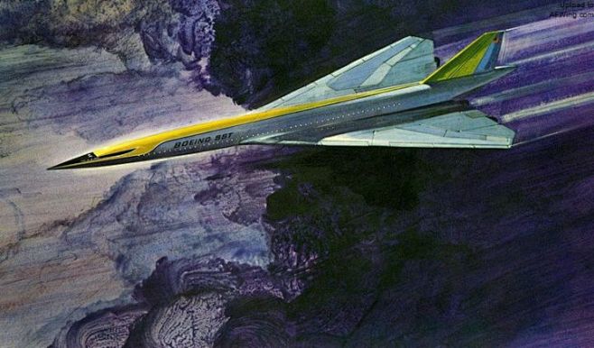 波音2707变后掠翼超音速客机及其全尺寸样机