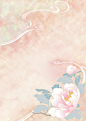典雅梦幻花朵背景图片