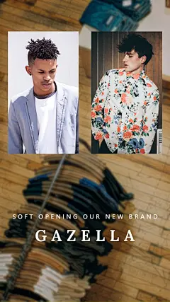 男装打折促销活动宣传手机界面广告图海报PSD模板Instastory Business Pack 06-UI素材-美工云(meigongyun.com)