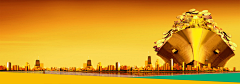 Cherry海外采集到金融banner