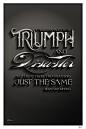 Triumph & Disaster on Behance