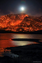 The fire in Lake Isabella right now - June 2016