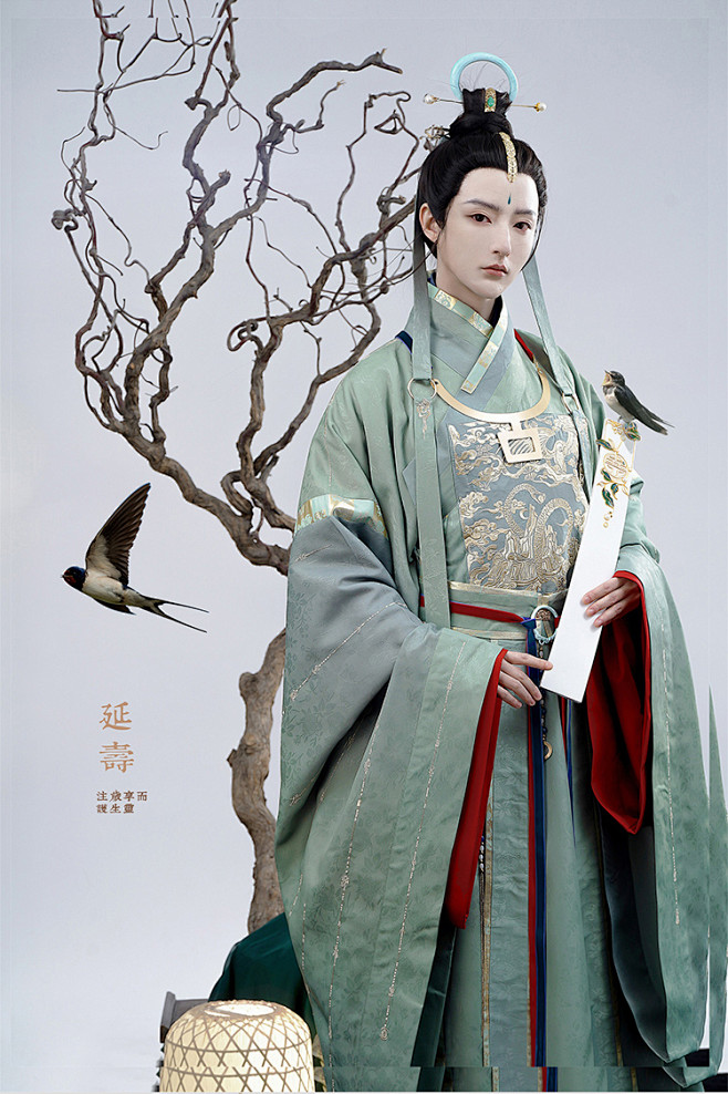 延寿  明制道袍  补服道服  如是观
