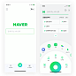 「NAVER」作为著名社交软件「LINE」的母公司，是韩国最大的搜索引擎，市值最高的互联网公司。其移动端搜索功能的分类设计很新颖：把新闻、视频、游戏、体育等信息分类，并将语音、拍照、音乐等等非常多的功能模块都容纳在一个圆环中。用户通过滑动圆环选择自己需要的模块，操作便捷符合移动端的使用习惯。即使页面信息模块非常多，界面依然能保持简洁。实用又特别的功能设计让产品具有独特的品牌识别度。