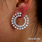 Aliexpress.com : Buy Hot Fashion Silver Needle Zircon Earrings Pendientes For Women Cuff  White Gold Plated Elegant Jewelry Boucle D'oreille Femme from Reliable zircon earrings suppliers on JaneKelly Jewelry Factory store