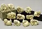 Mammoth ivory Chinese Zodiac carvings -- rat, horse, dog, chicken, snake, ox, dragon, lion, hare, goat, pig, monkey.: 