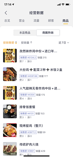 草原上放风筝采集到UI_商家端
