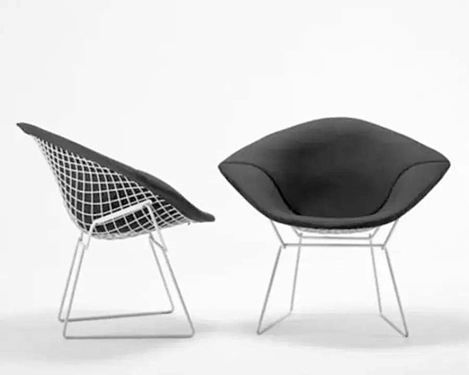 6. 钻石椅——纯粹用金属焊接而成的椅子...