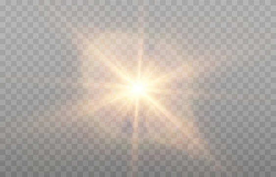 图源免费EPS |带有眩光的矢量太阳光。金色闪光 png。太阳光线 png。来自太阳、黎明的眩光，光效。-花瓣网