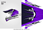 Helmet wrap decal designs vector . Livery decal helmet. 