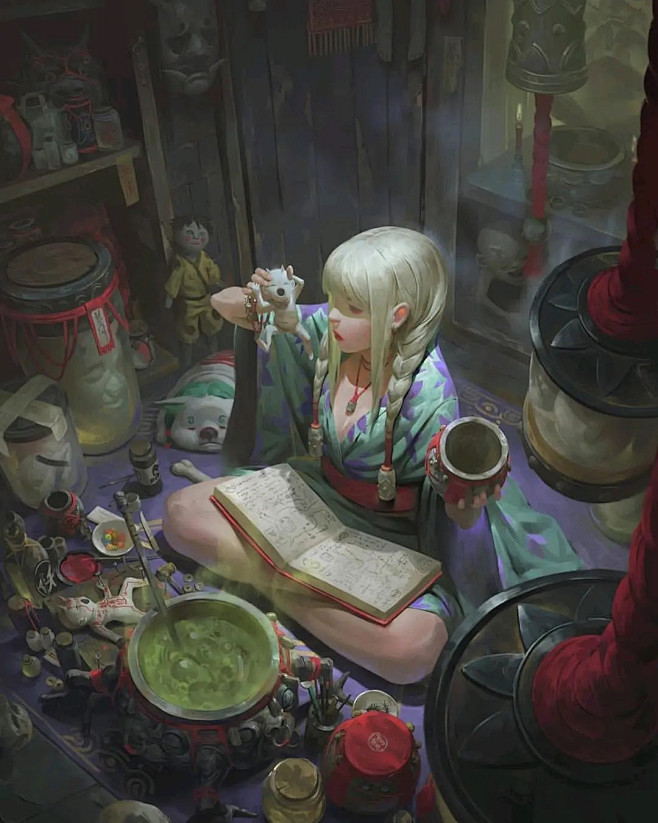 马来西亚鬼怪插画师zeenchin