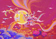 dmsun采集到素材 | 节气节日插画