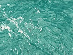 海的纹理  加拿大油画家 Katie Brennan   #插画艺术作品# ​​​​