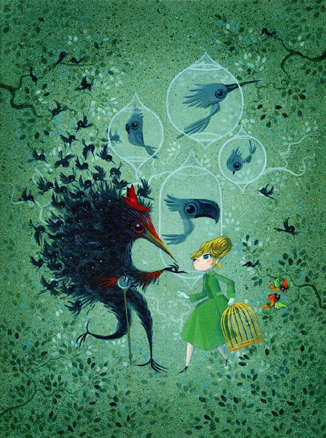 自由插画师Lorena Álvarez...
