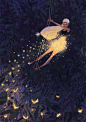 - Enchanted Lights - : Illustration published on the online magazine INKORSIVO