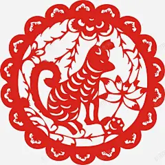 狗狗剪纸窗花 免抠png 设计图片 免费下载 页面网页 平面电商 创意素材