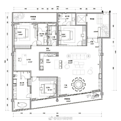 設計美學志采集到Floor Plans • 室内平面布局图