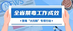 公安禁毒工作成果汇报总结公众号首图