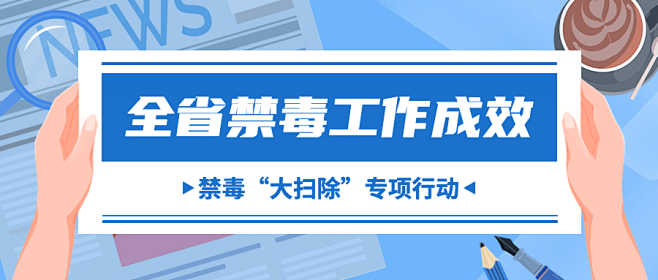 公安禁毒工作成果汇报总结公众号首图