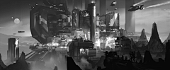 馨语cc采集到黑白光影场景